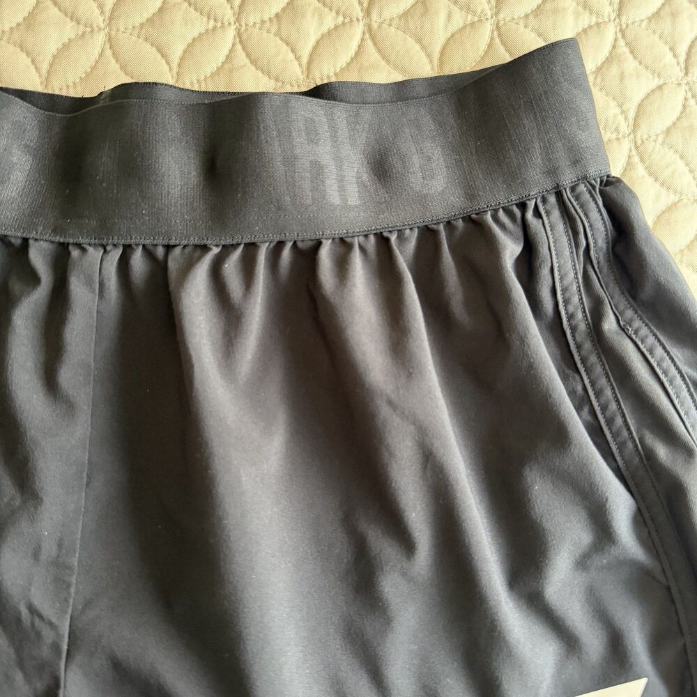 Gymshark Women’s Unlined Black Training Running Shorts Size Medium - Picture 5 of 9